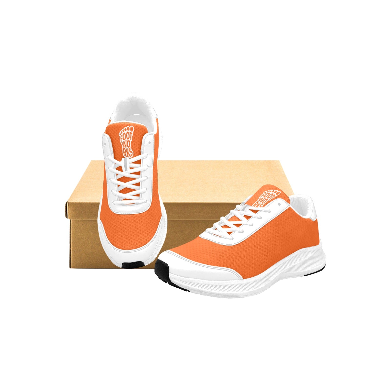 Men's Orange Mudguard Running Shoes