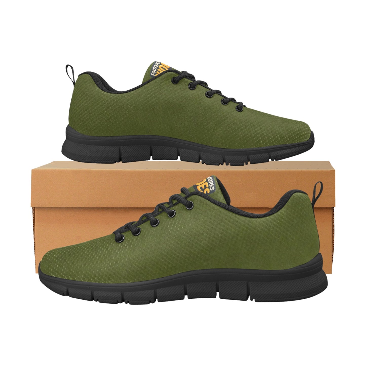 Men's Green Breathable Sneakers