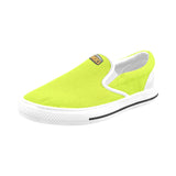 Slip-on Canvas Kid's Shoes (Big Kid) (Model 019)