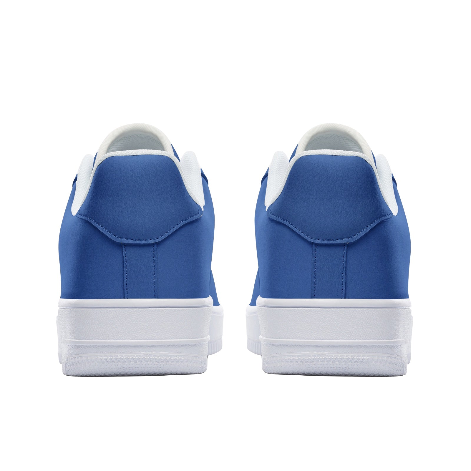 Royal Blue Unisex Low Top Leather Sneakers