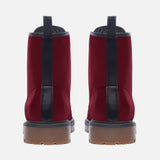 Burgundy Red Casual Leather Lightweight boots MT