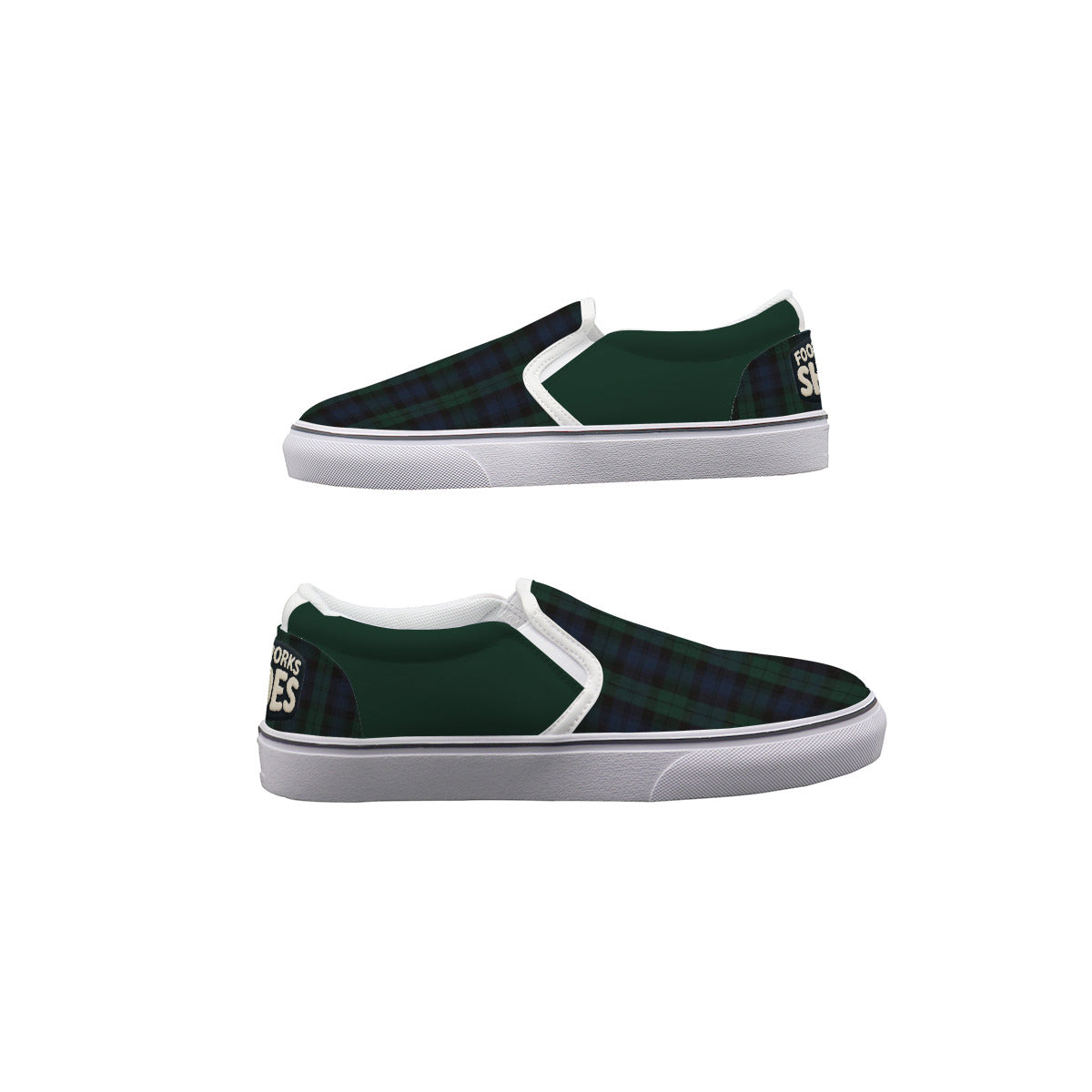 Men's Black Slip On Sneakers