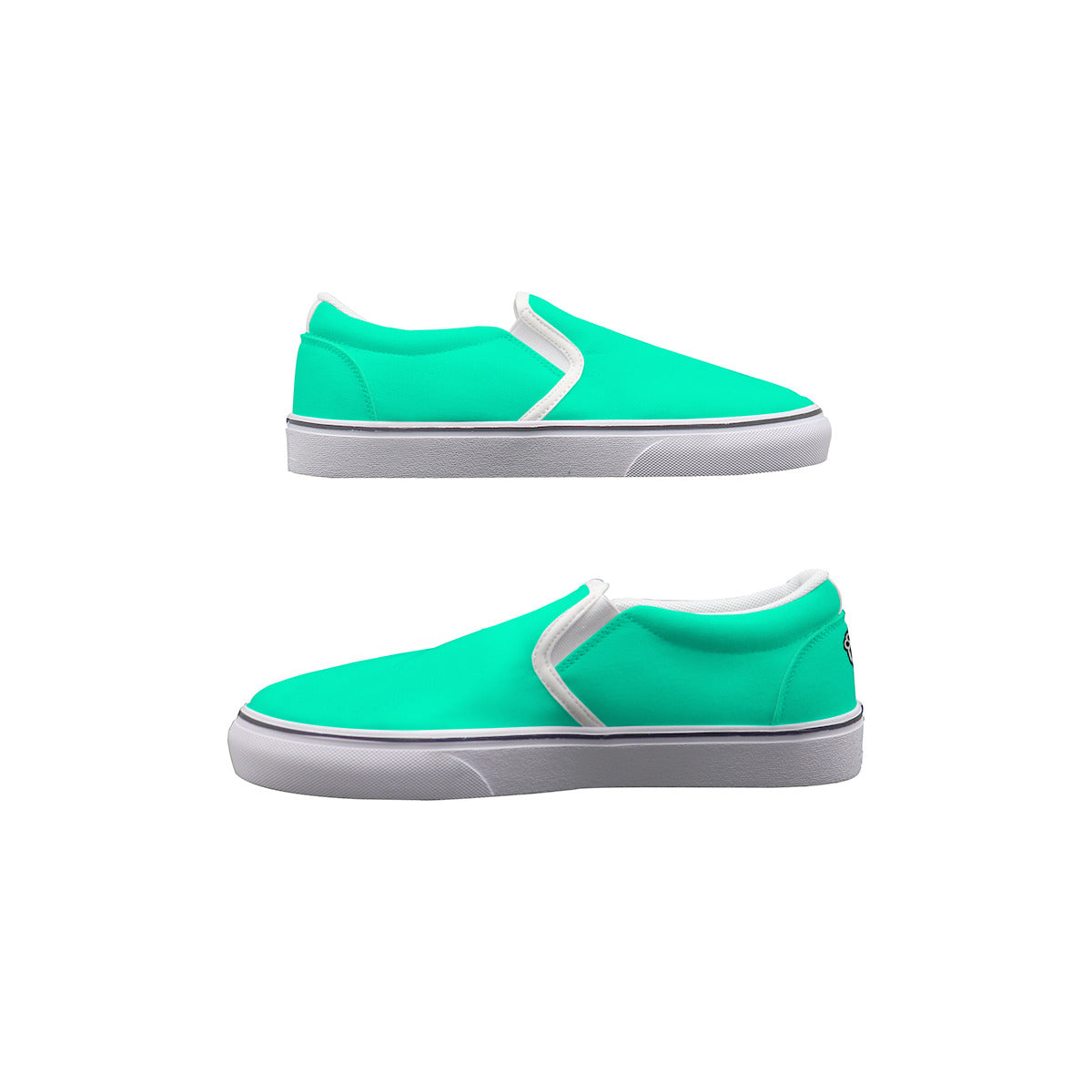 Kid's Aqua Slip On Sneakers