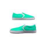 Kid's Aqua Slip On Sneakers