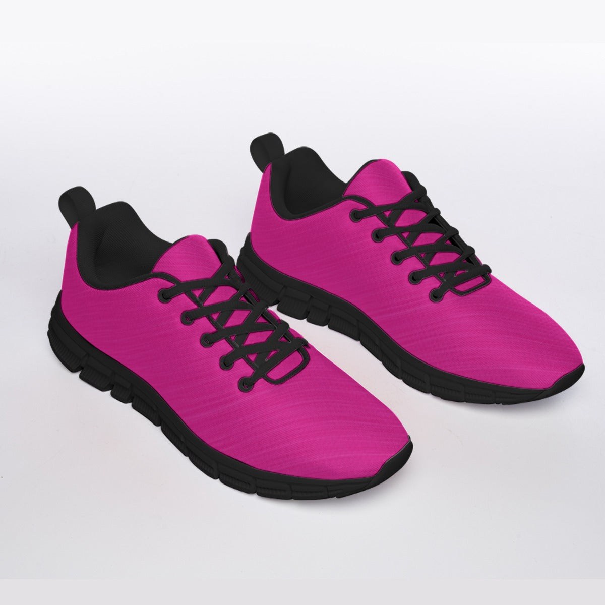 Men's Pink Sports Shoes With Black Sole