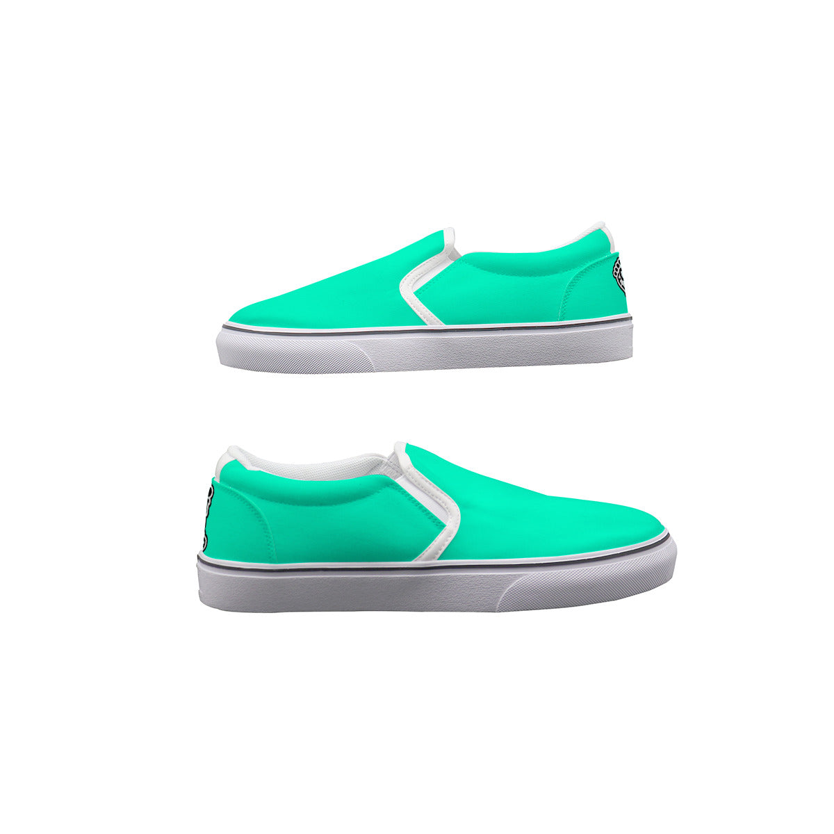 Kid's Aqua Slip On Sneakers