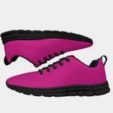 Men's Pink Sports Shoes With Black Sole