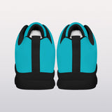 Bold Blue Men's Sports Shoes With Black Sole