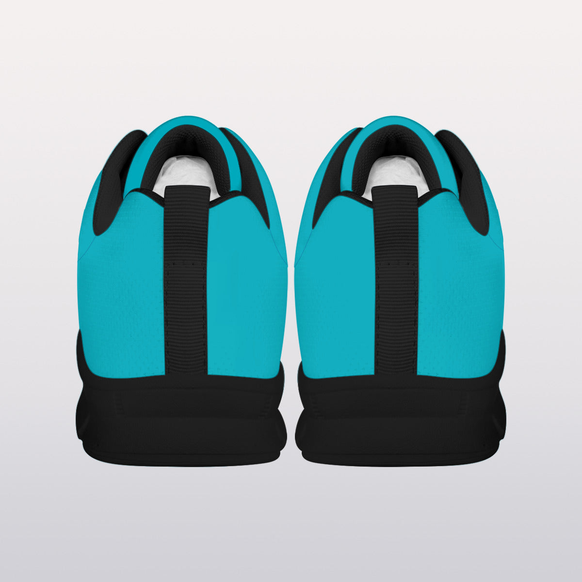 Bold Blue Men's Sports Shoes With Black Sole