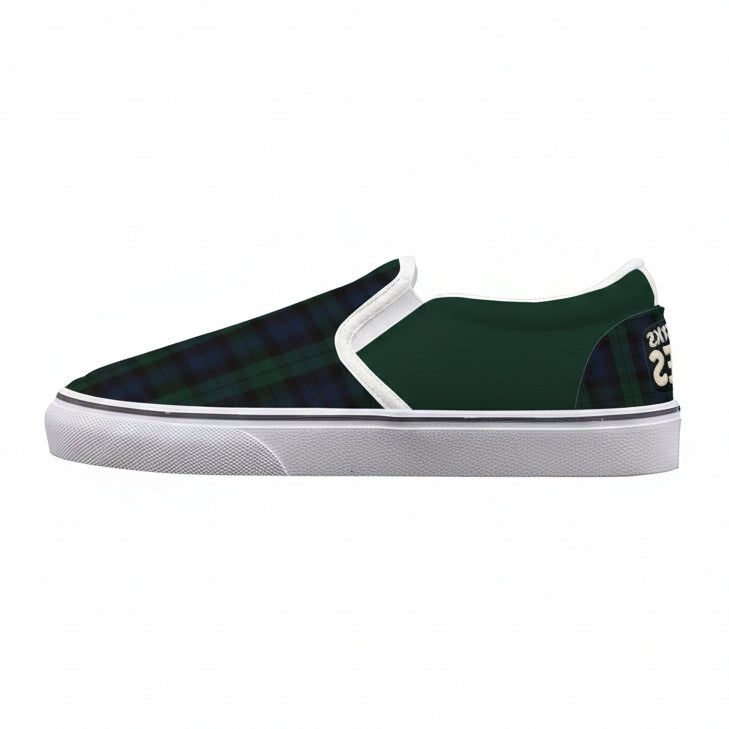 Men's Black Slip On Sneakers