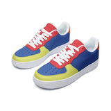 Unisex Multicolor Low Top Leather Sneakers