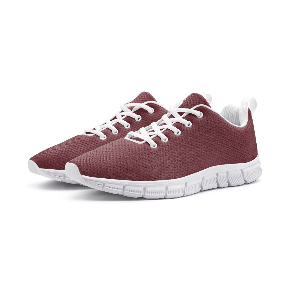 Unisex Lightweight WIne Red Athletic Sneakers
