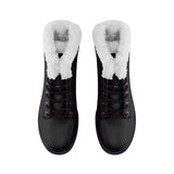 Unisex Black Lace Up Winter Boots Fashion Comfort Chukka Boots