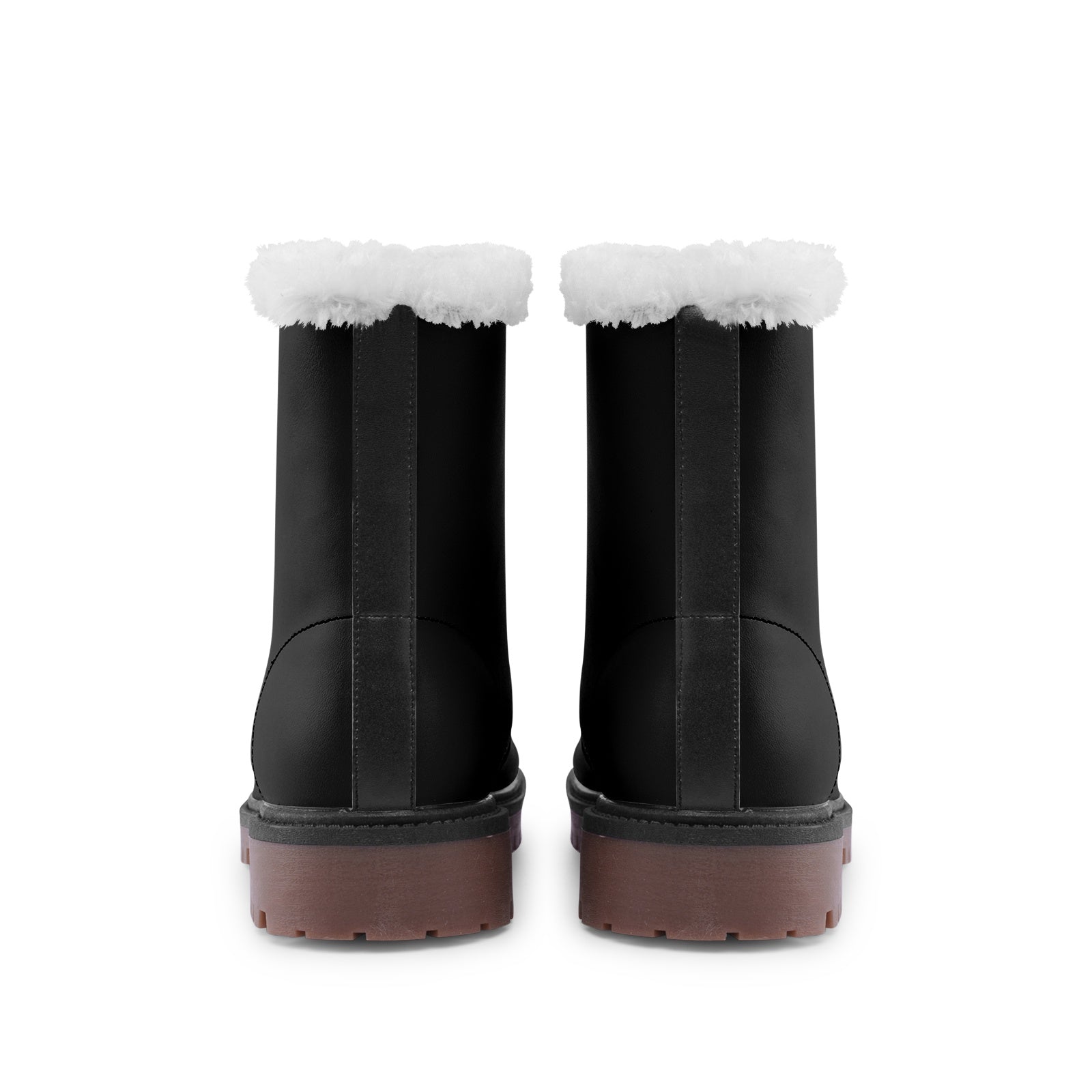 Unisex Black Lace Up Winter Boots Fashion Comfort Chukka Boots