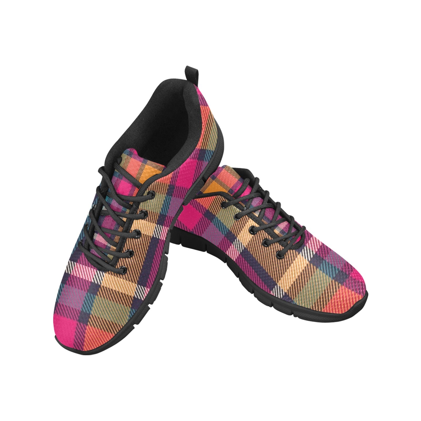Men's Plaid Pattern Sneakers