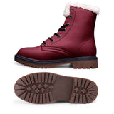 Unisex Lace Up Winter Boots Fashion Comfort Chukka Boots