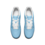 Unisex Carolina Blue Low Top Leather Sneakers