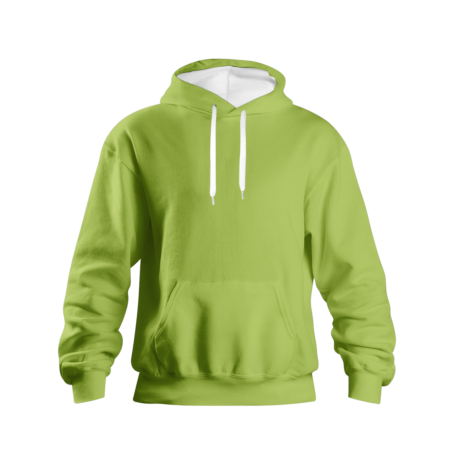 Chartreuse Green Men's Pullover Hoodies