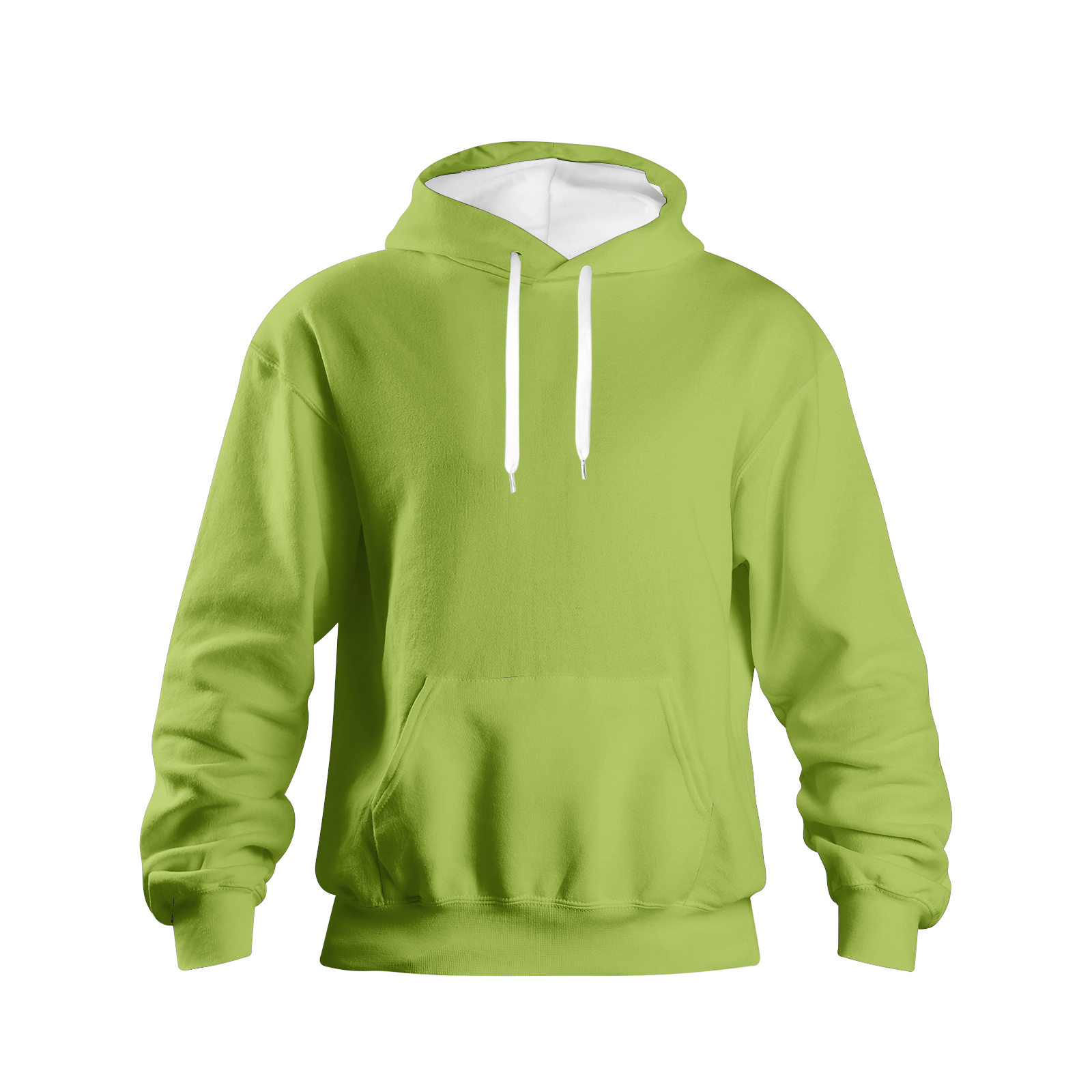 Chartreuse Green Men's Pullover Hoodies