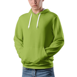 Chartreuse Green Men's Pullover Hoodies