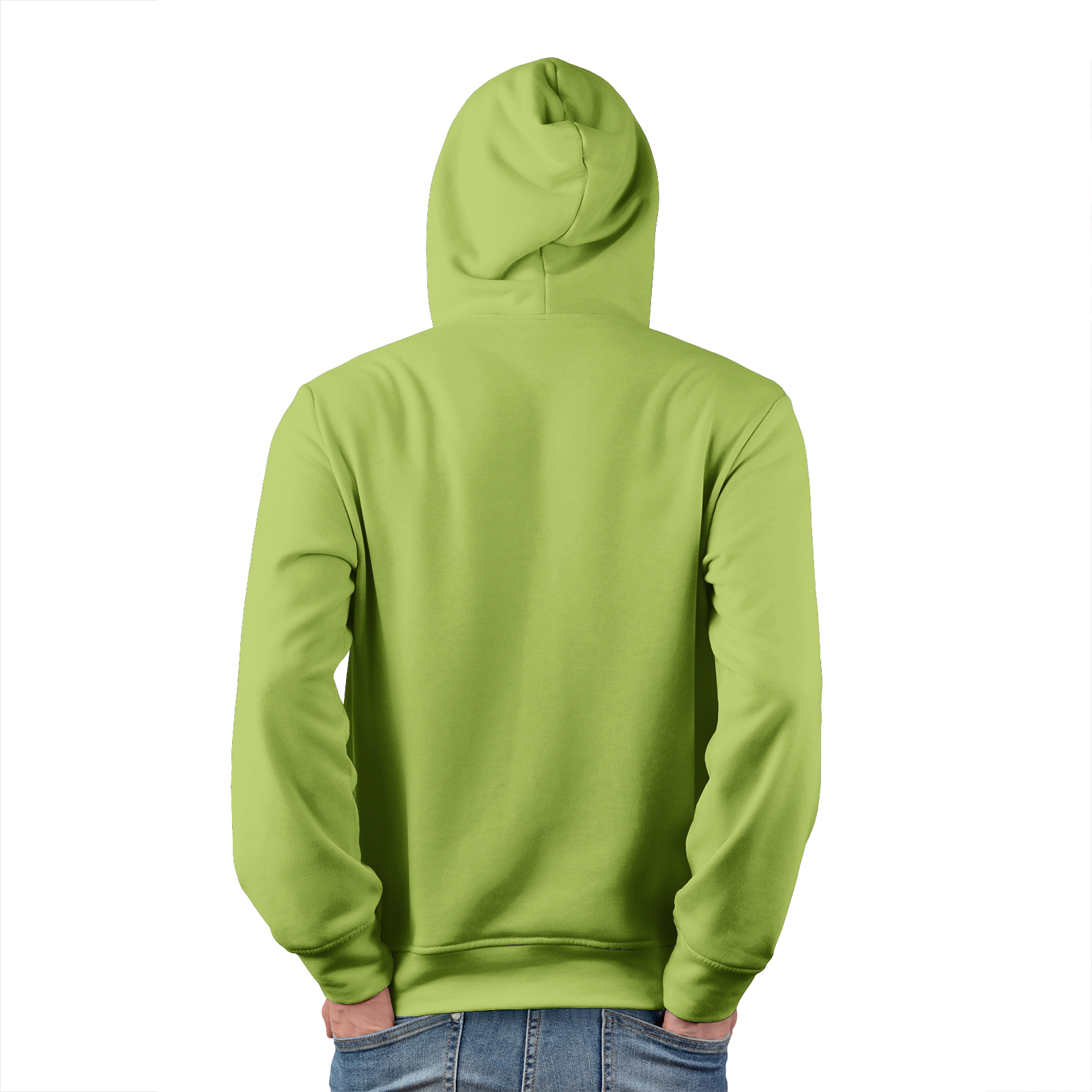 Chartreuse Green Men's Pullover Hoodies