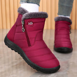 Womens Winter Cotton Brown Boots