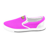 Slip-on Canvas Kid's Shoes (Big Kid) (Model 019)
