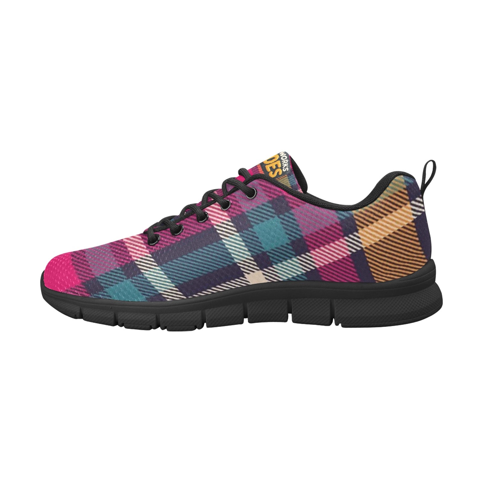 Men's Plaid Pattern Sneakers