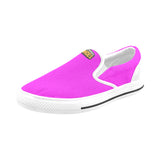 Slip-on Canvas Kid's Shoes (Big Kid) (Model 019)
