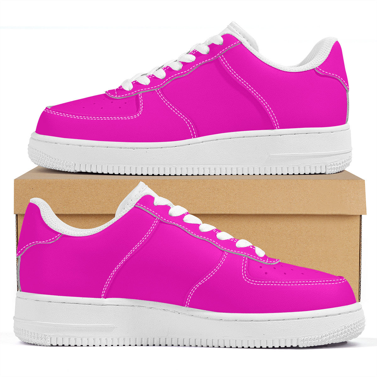 Hot Pink Low Top Unisex Sneaker