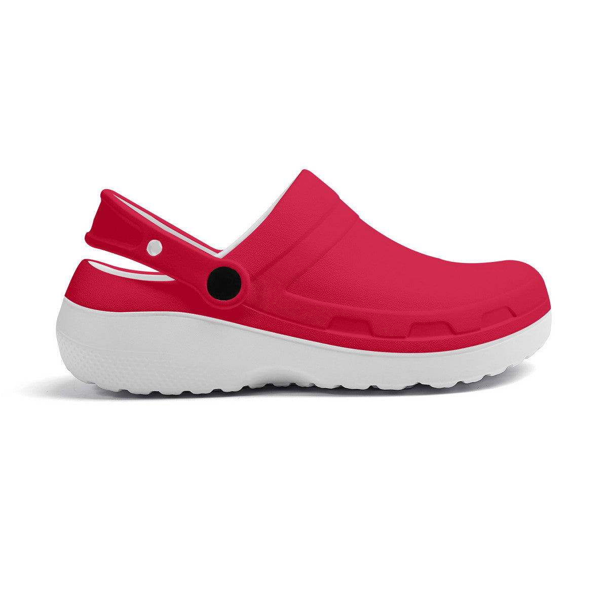 Red Unisex Lightweight Nursing Clogs