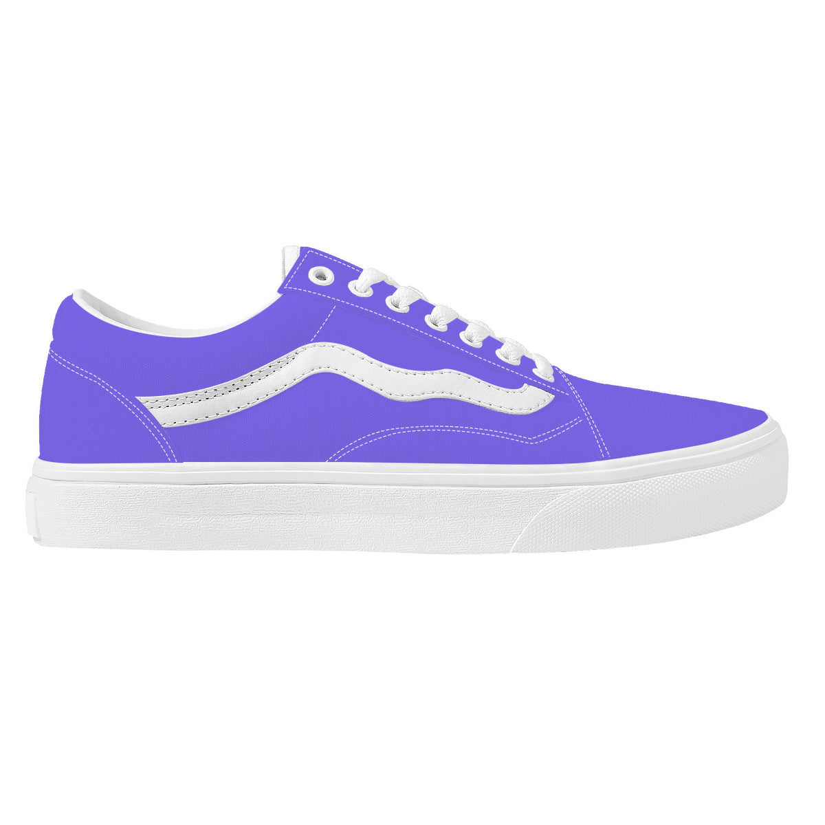 Purple Low Top Flat Sneaker