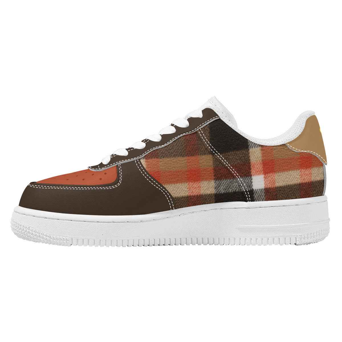 Fall Foliage Pattern Low Top Unisex Sneaker