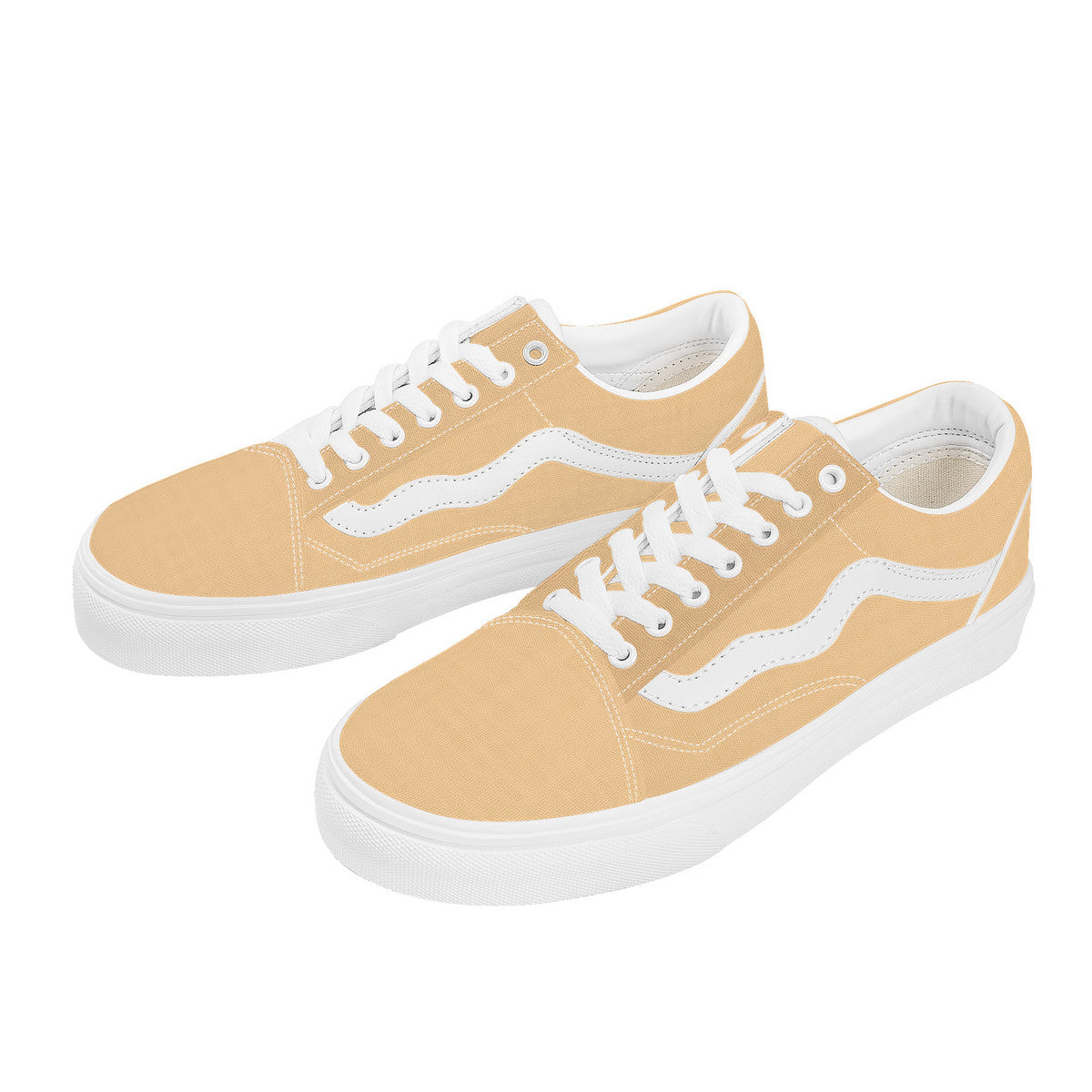 Tan Low Top Flat Sneaker