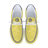 Unisex yellow Canvas Loafers