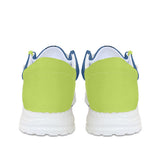 Blue and Green Canvas Loafers