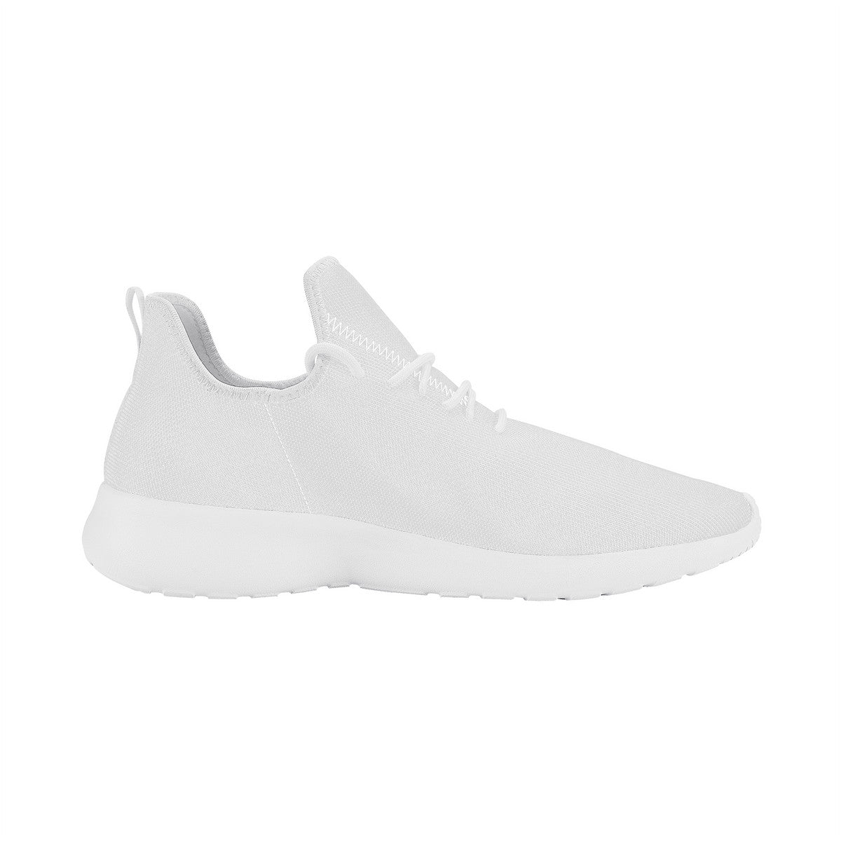 White Lightweight Mesh Knit Sneaker