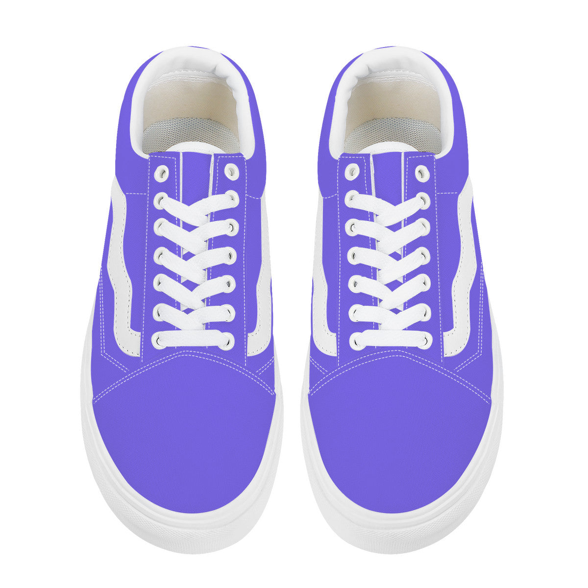 Purple Low Top Flat Sneaker