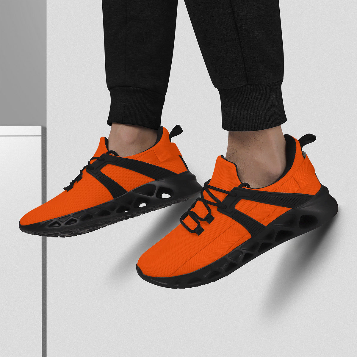 Orioles Orange Elastic Sport Sneakers