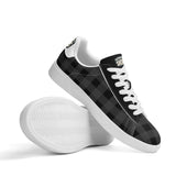Black Unisex Premium Synthetic Leather Sneakers