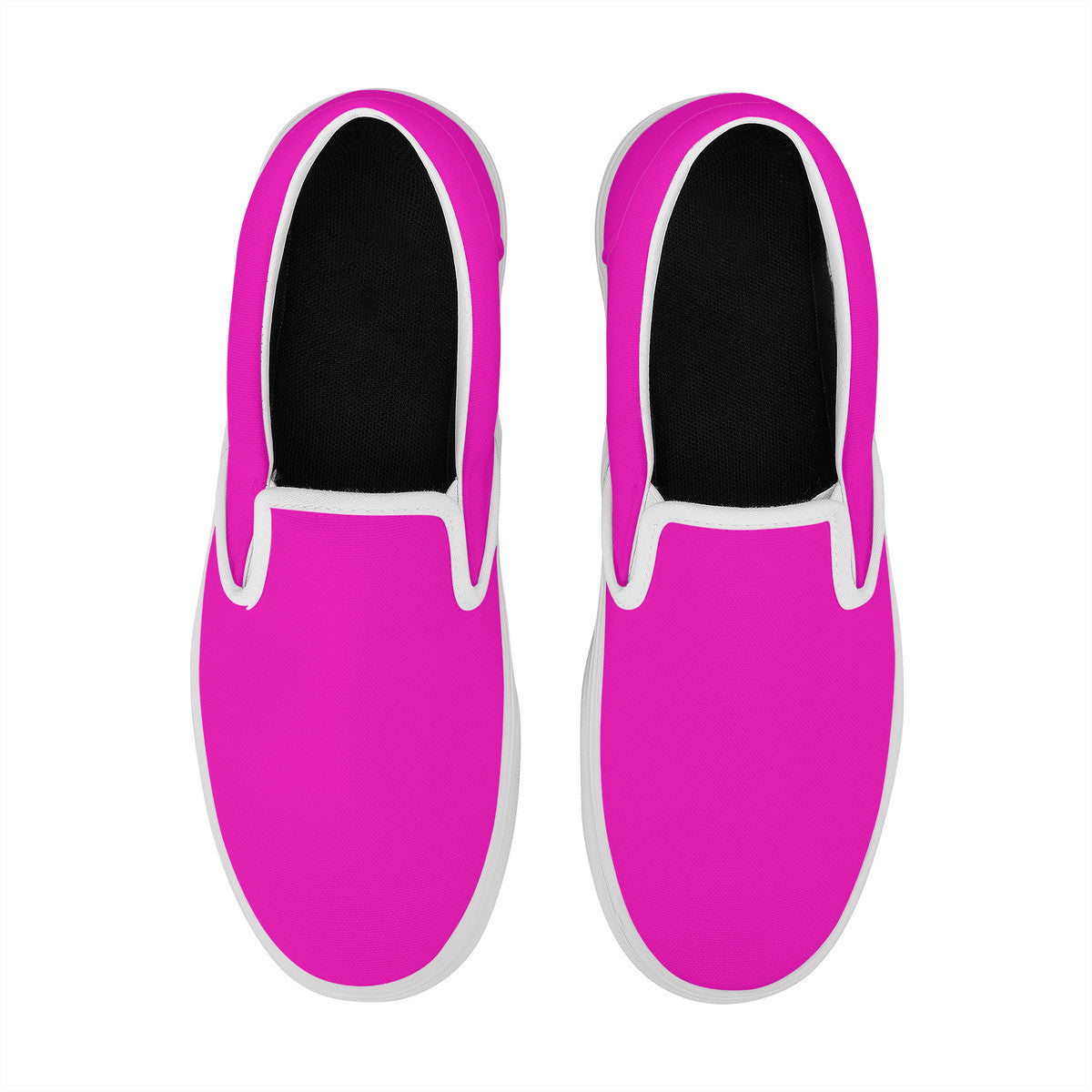 Hot Pink Skate Slip On Shoes