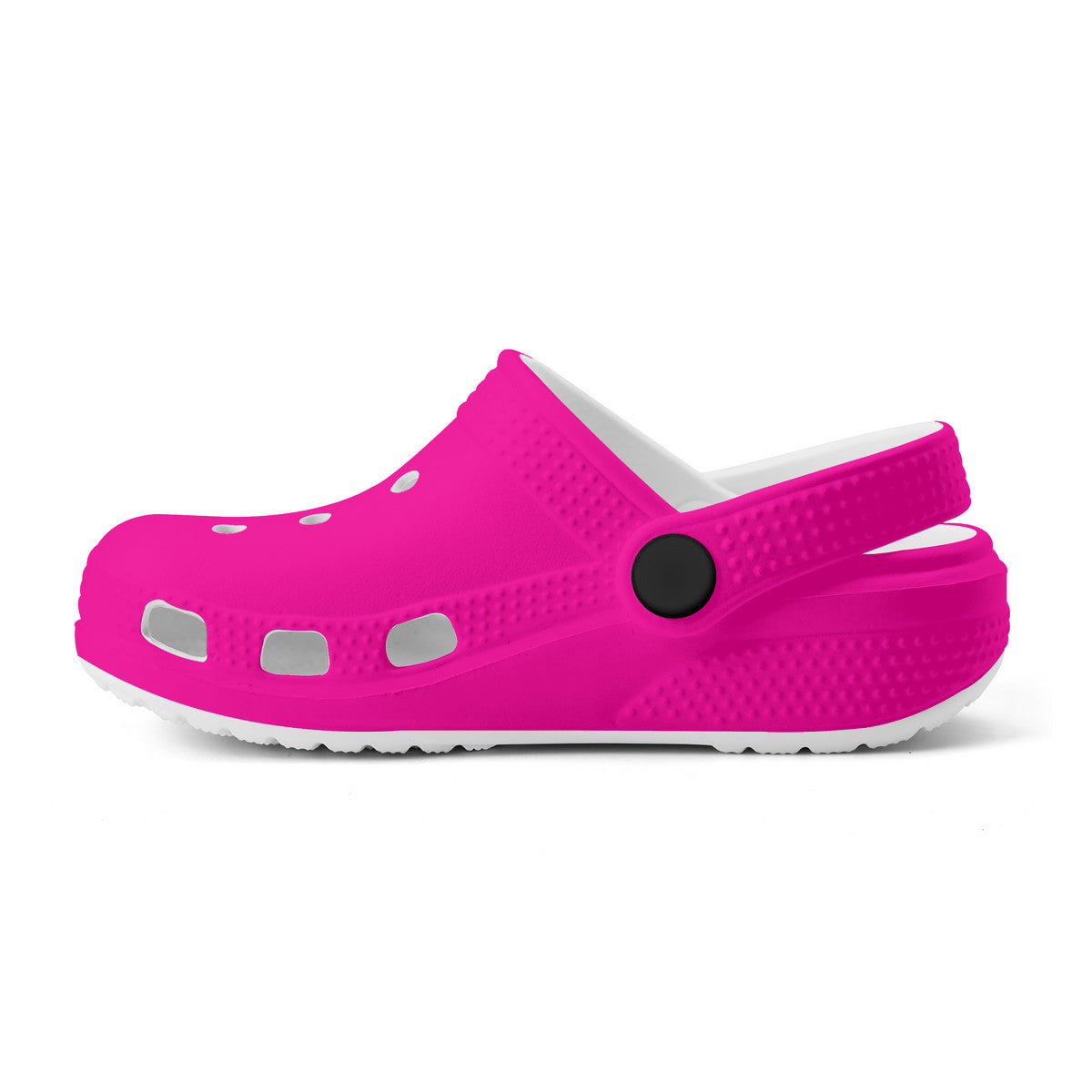 Kid's Neon Pink Casual Clogs