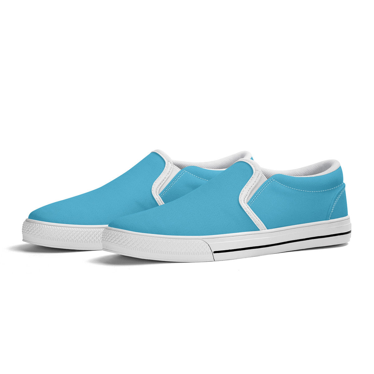 Blue Unisex Slip-on Shoes