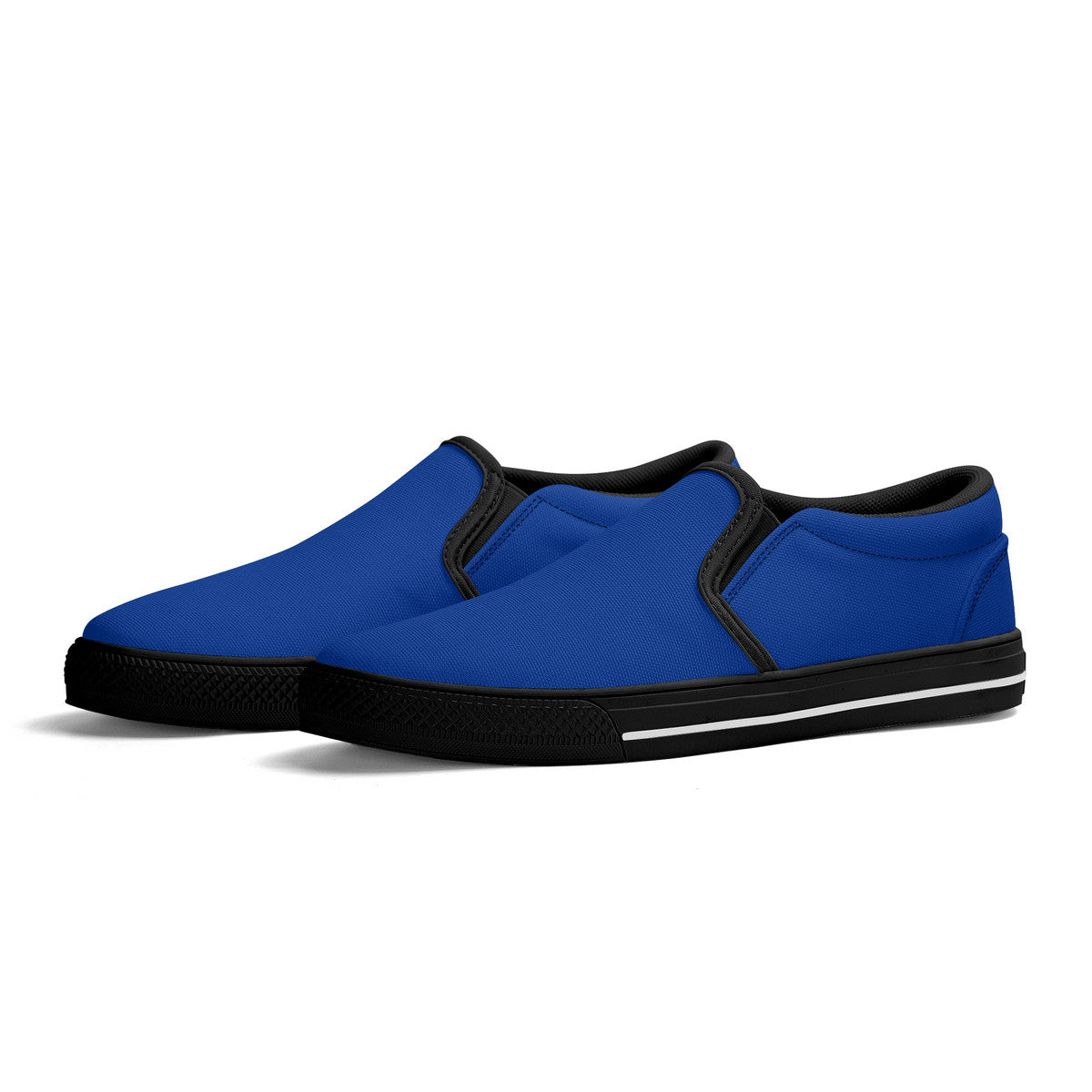 Navy Blue Unisex Slip-on Shoes
