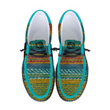 Weaving through Traffic Unisex Canvas Loafers