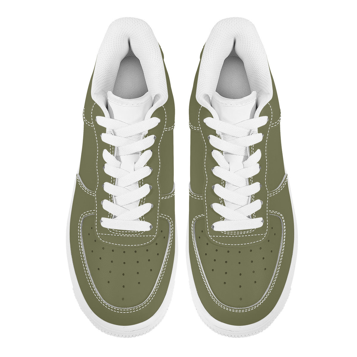 Olive Green Low Top Unisex Sneaker