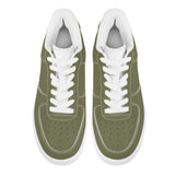 Olive Green Low Top Unisex Sneaker