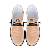 Unisex peach Canvas Loafers