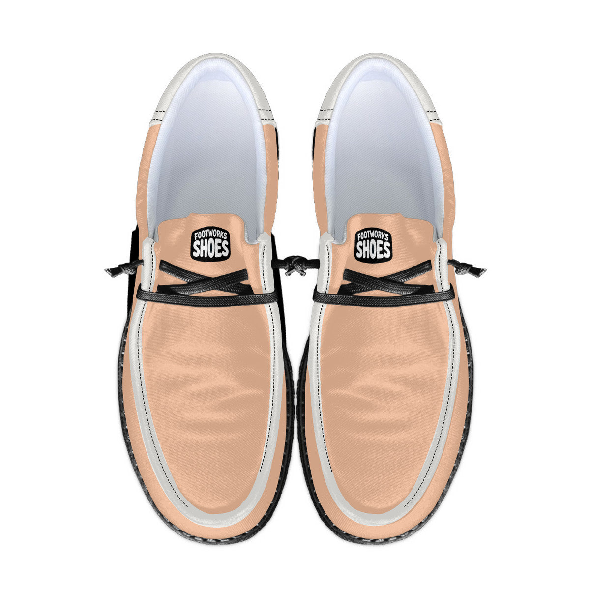 Coral Unisex Canvas Loafers