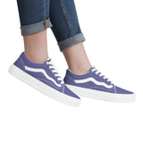 Lavender Purple Low Top Flat Sneaker